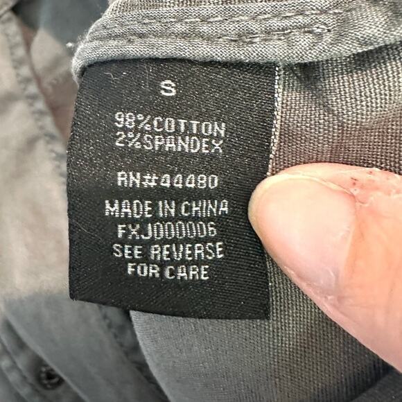 TINSEL | Charcoal Gray Utility Cargo Jacket with Hood | Size Small - Picture 8 of 9